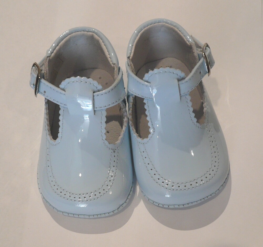 Pretty Originals Baby Boy Blue Pram Shoes