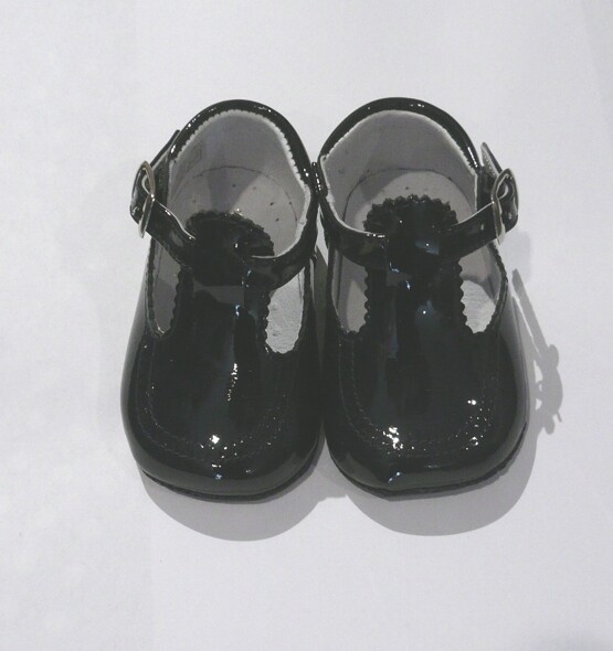 Pretty Originals Baby Boy Navy Pram Shoes