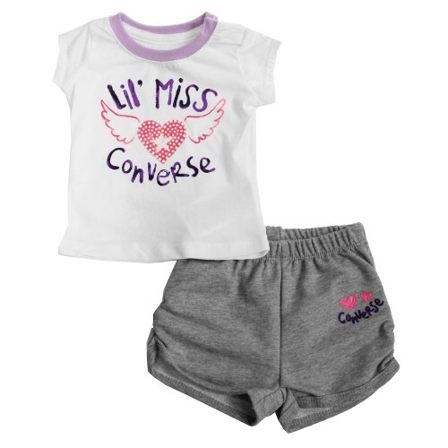 Baby girls Converse Shorts Set