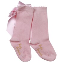 pretty originals pink bow socks