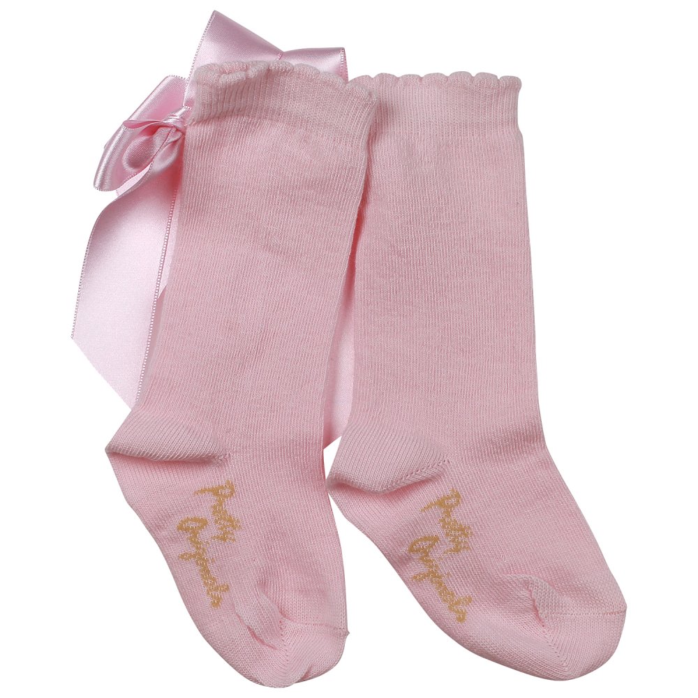 PRETTY ORIGINALS Socks With Bow – Pink