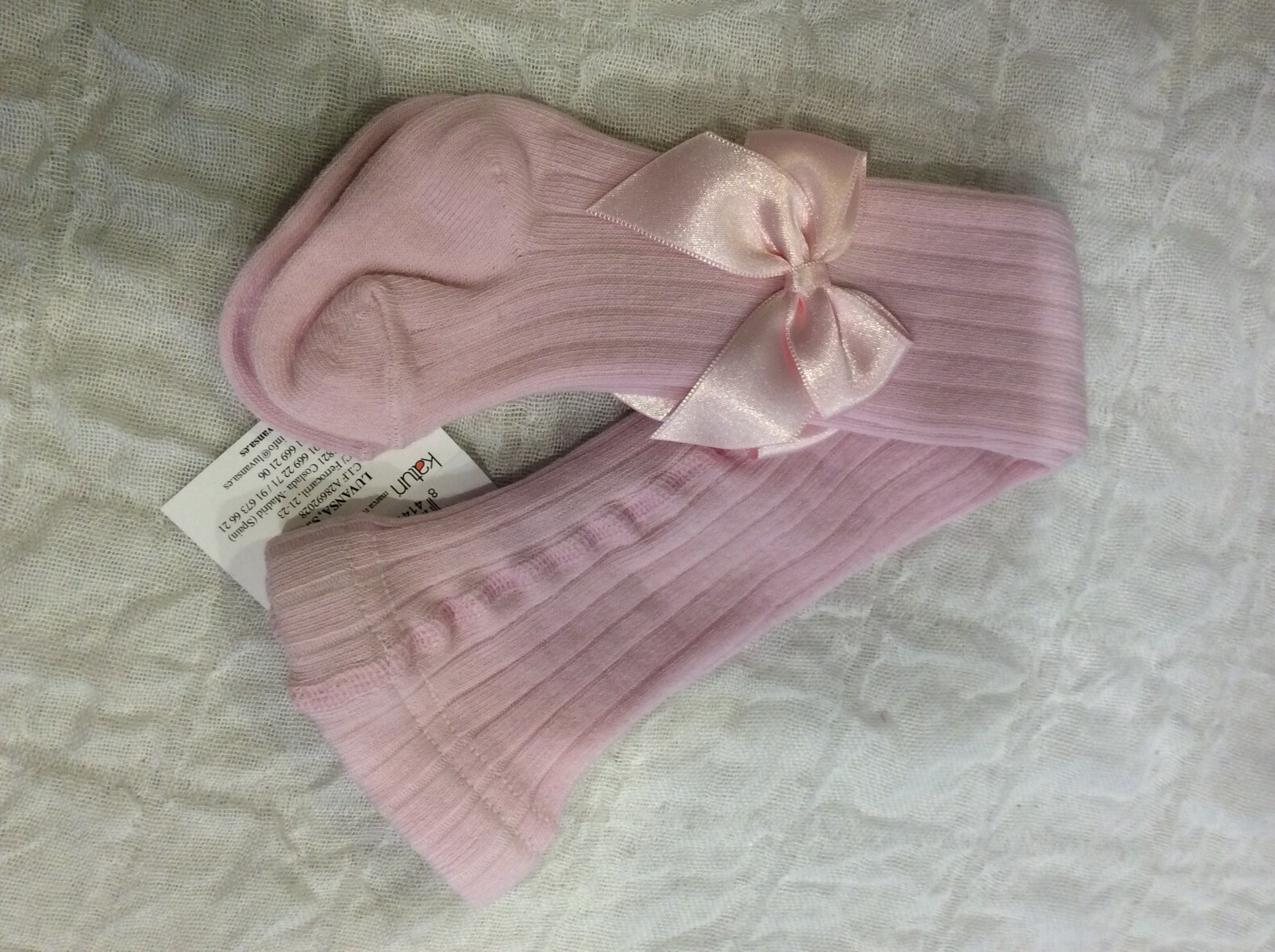 Katun Pink Bow tights