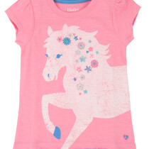 Hatley Girls Pink Horse Tee Shirt