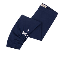 Hatley Navy Leggings with White Side Bow