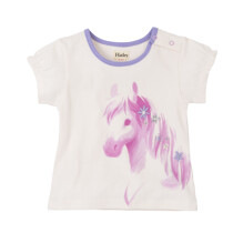 Hatley Lilac Horse Baby Girl Tee Shirt