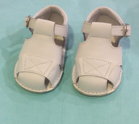 Pretty Originals Baby Boy White Box Sandals UE08184