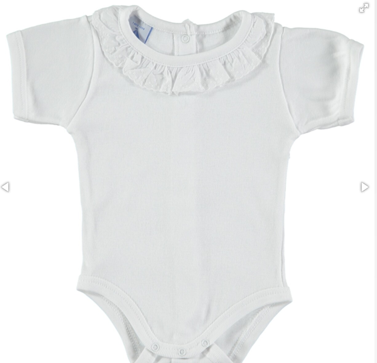 Babidu Frill Collar Baby Vest / Body / Romper