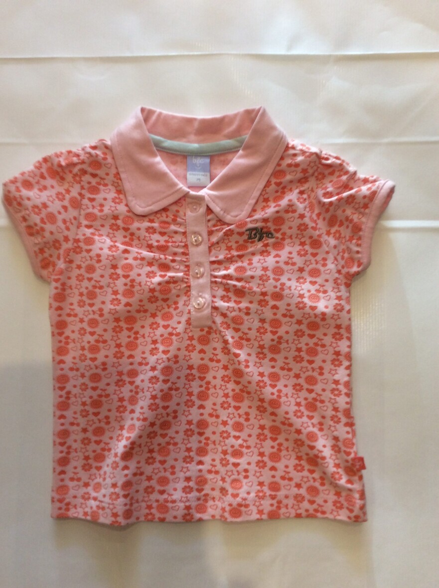 Baby girls Polo T-Shirt  by Baby Face Clothing – Orange