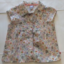 Baby girls Floral Blouse  by Baby Face Clothing