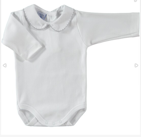 Spanish Brand Babidu Peter Pan Collar Body / Baby Vest / Romper