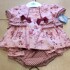 Sardon Baby Girl Pink Winter Dress Set