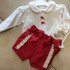 Pretty Originals Baby Girls Red Shorts & Blouse Set MB10637