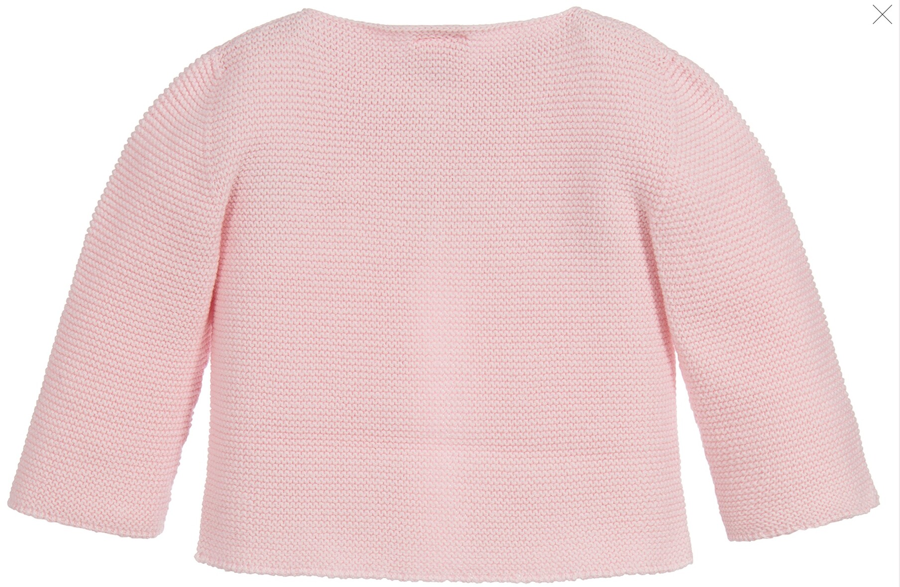 Babidu Pink Cardigan 100% Cotton