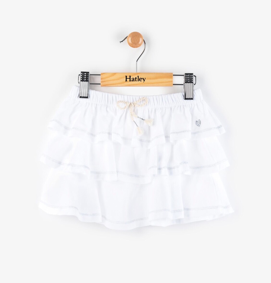 Hatley Girls White Ra Ra Skirt