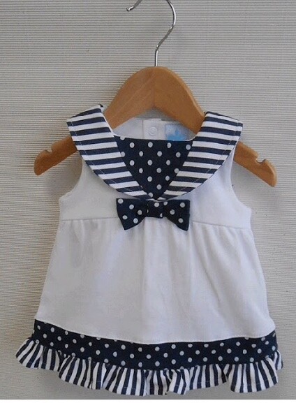 Baby Girls Sailor Dress by Spanish Brand Sardon