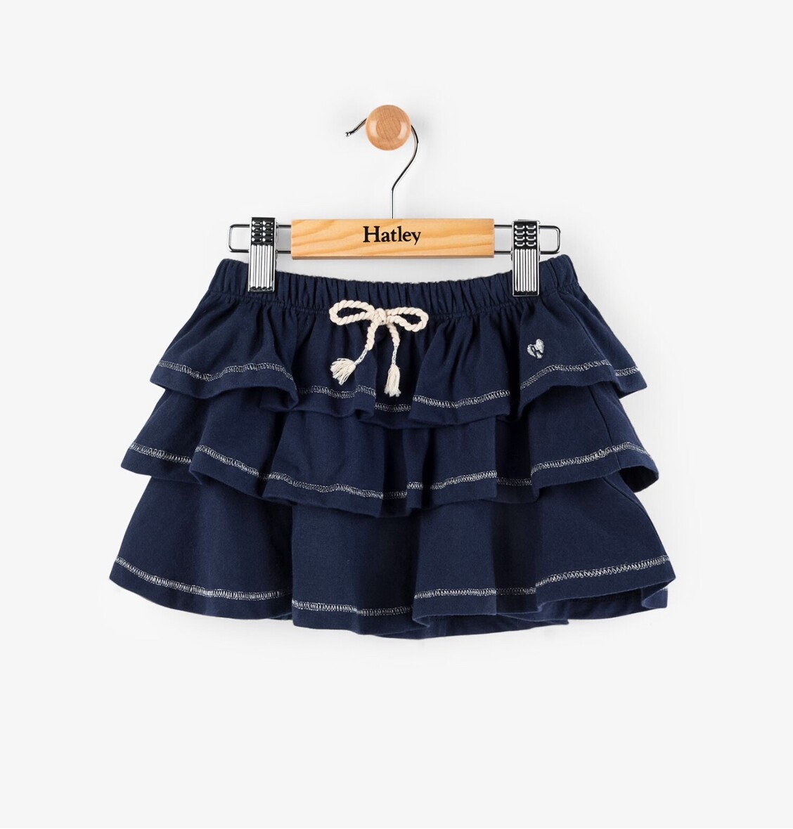 Hatley Navy Ruffle Skirt