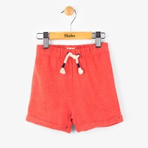 Hatley Fire Corallium mini pull on shorts – orange