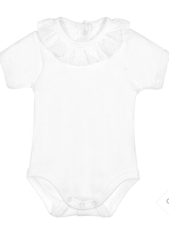 Babidu Frill Collar Romper / Baby Vest / Body