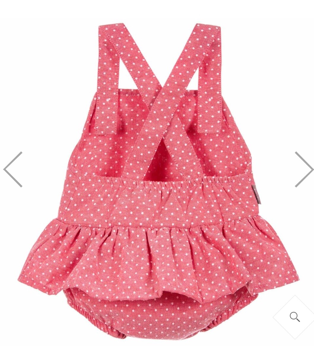 Babidu Pink Frill Dress Romper