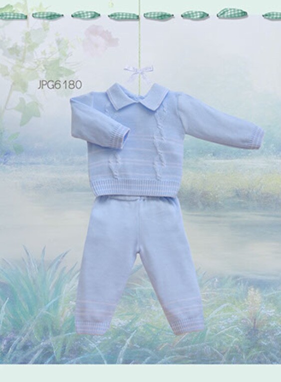 Pretty Originals Knitted Tracksuit with Collar JPG6180