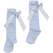 PRETTY ORIGINALS Socks With Bow – Blue