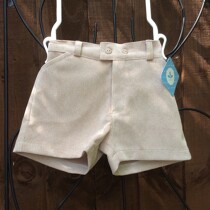 Baby Boys Beige cord  Shorts