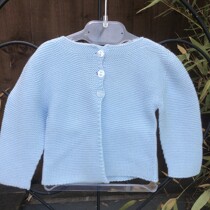 Babidu Baby Pale Blue 100% Cotton Cardigan
