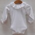 Long Sleeve Baby Vest with Frill Collar