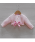Sardon Pink bow cardigan